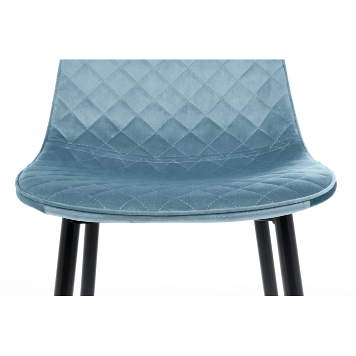 Стул на металлокаркасе Capri голубой