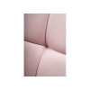 Стул на металлокаркасе Челси велюр розовый / белый