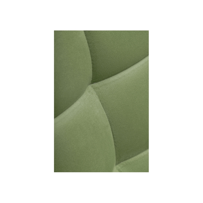 Стул на металлокаркасе Челси черный / зеленый велюр