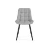 Стул на металлокаркасе Челси светло-серый graf 12 / черный