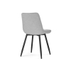 Стул на металлокаркасе Челси светло-серый graf 12 / черный
