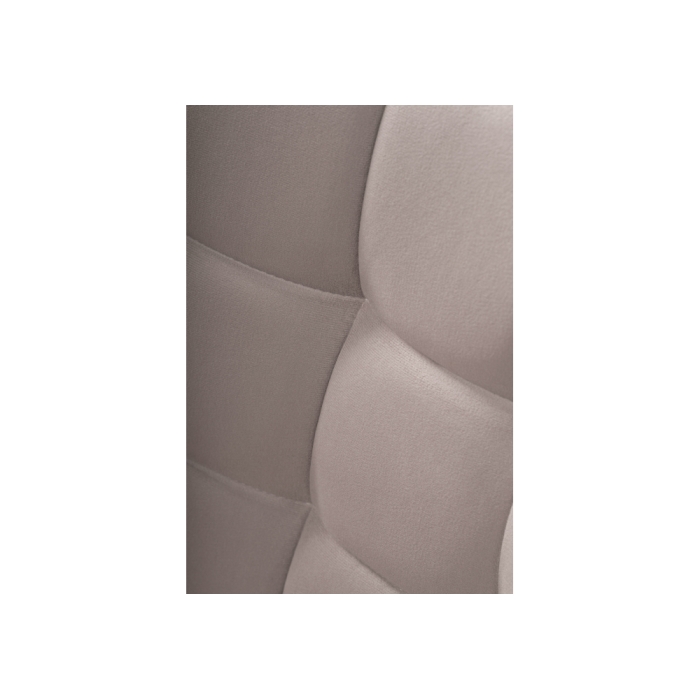 Стул на металлокаркасе Челси крутящийся велюр латте / черный