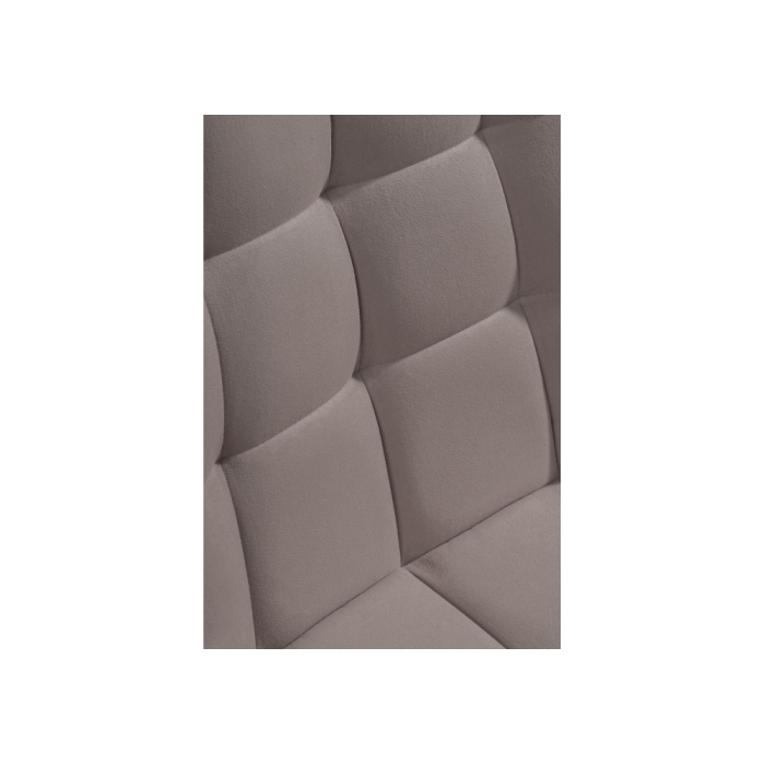 Стул на металлокаркасе Челси латте / черный каркас