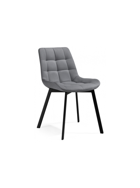 Стул на металлокаркасе Челси серый 02 / черный