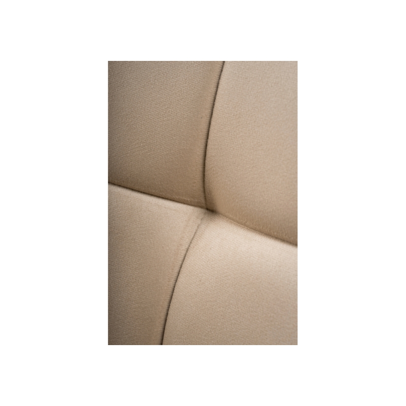 Стул на металлокаркасе Челси велюр бежевый / белый