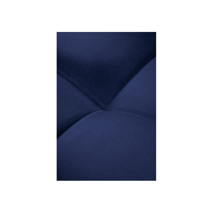 Стул на металлокаркасе Челси велюр синий / черный