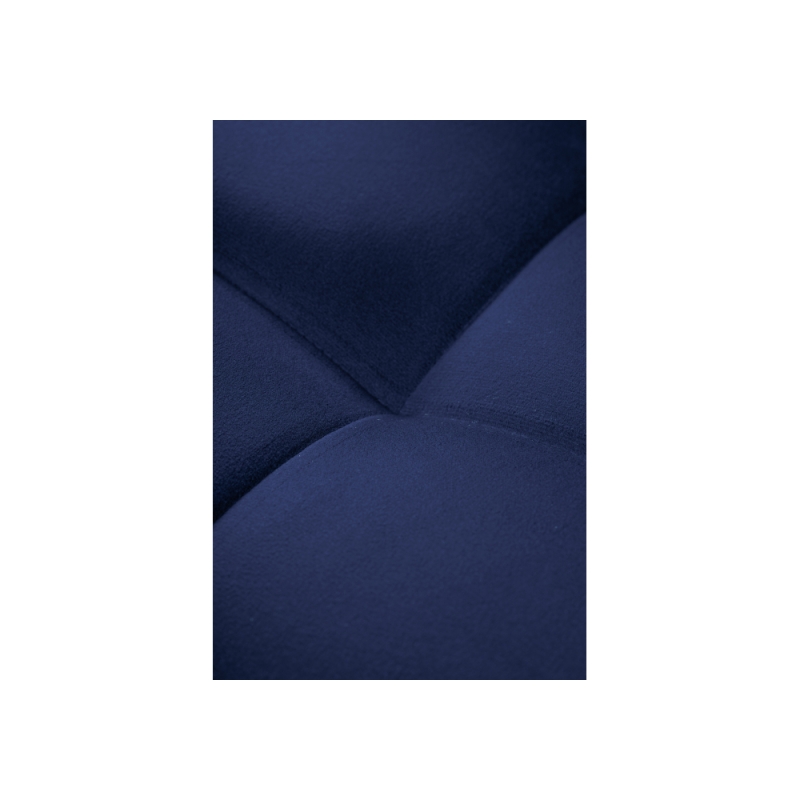 Стул на металлокаркасе Челси велюр синий / черный