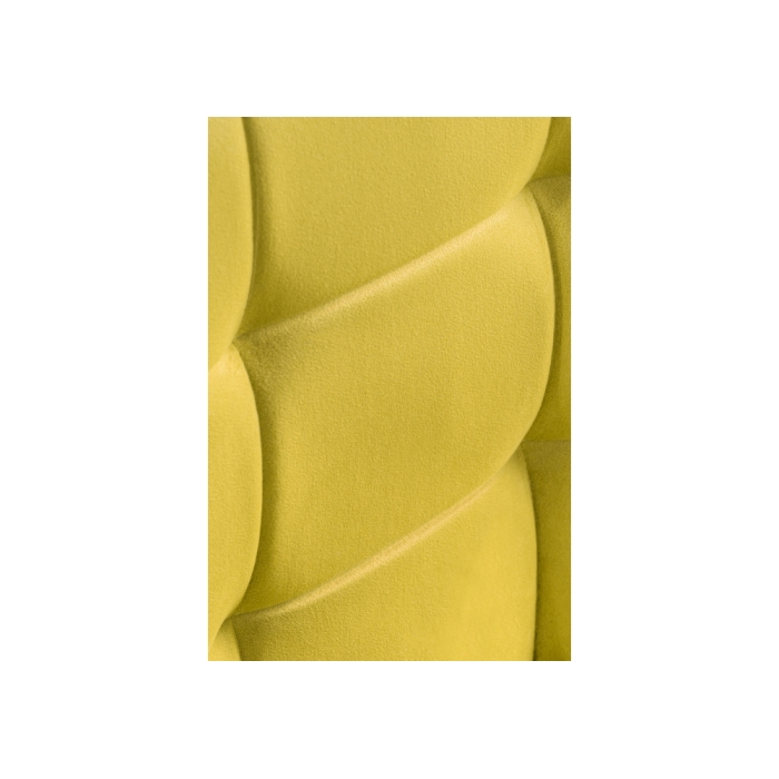 Стул на металлокаркасе Чилли белый / горчичный