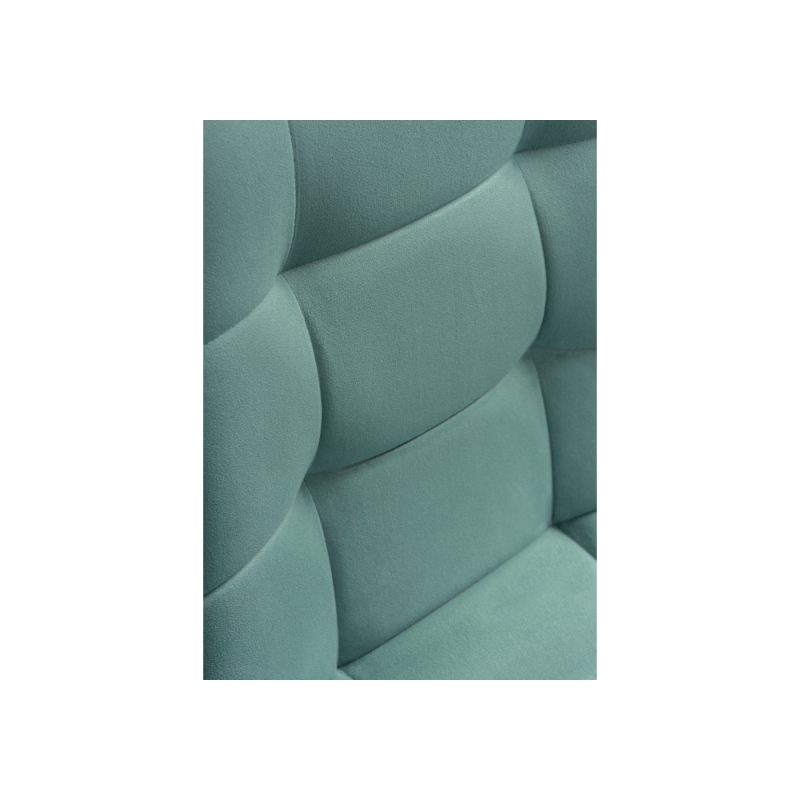 Стул на металлокаркасе Чилли черный / бирюзовый