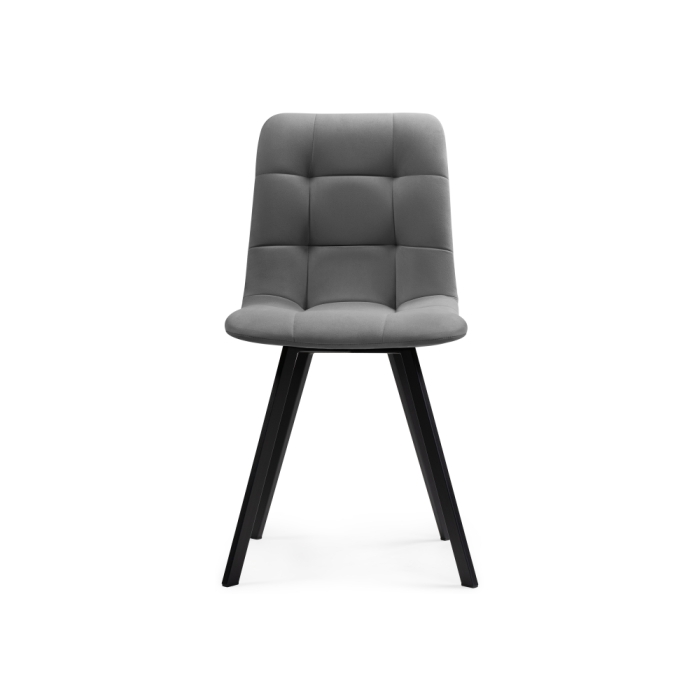 Стул на металлокаркасе Чилли черный / темно-серый