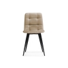 Стул на металлокаркасе Чилли К бежевый velutto 05 / черный