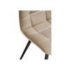 Стул на металлокаркасе Чилли К бежевый velutto 05 / черный