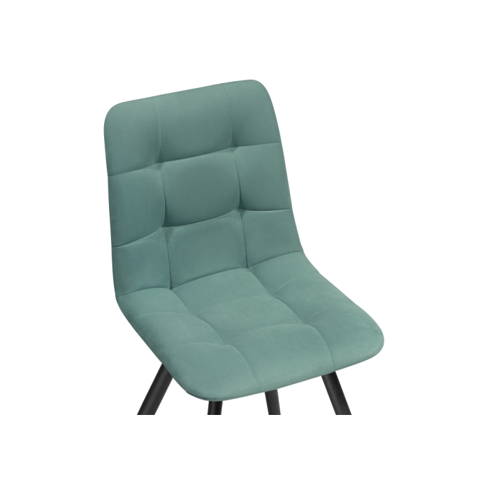 Стул на металлокаркасе Чилли К бирюзовый / черный