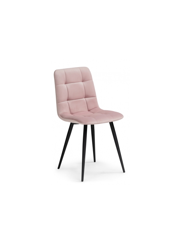 Стул на металлокаркасе Чилли К розовый 37 / черный
