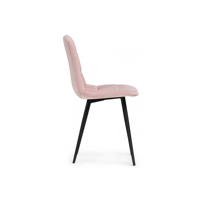 Стул на металлокаркасе Чилли К розовый 37 / черный