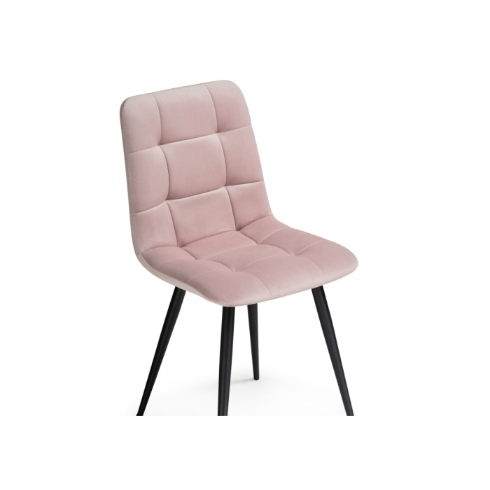 Стул на металлокаркасе Чилли К розовый 37 / черный