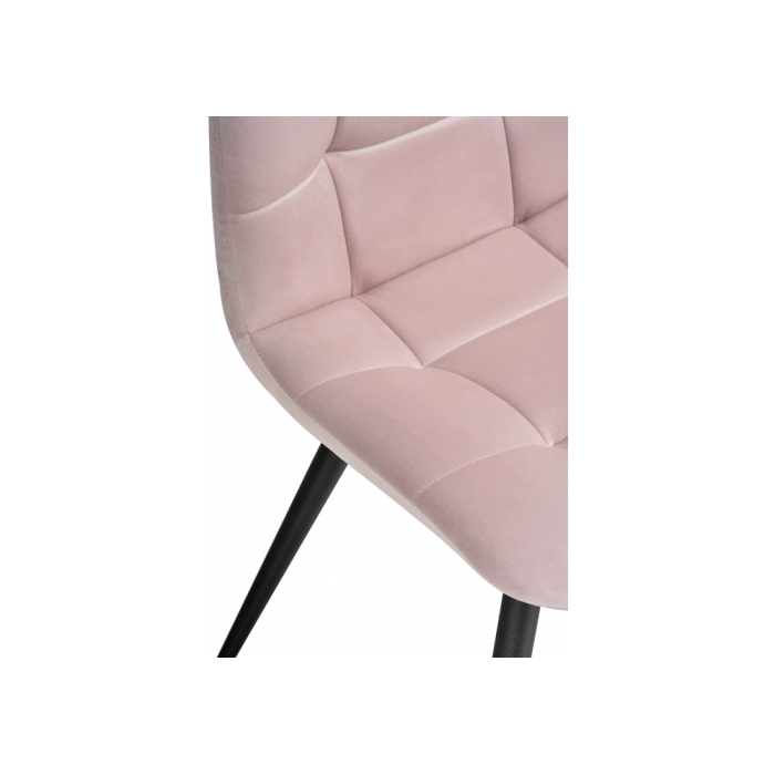 Стул на металлокаркасе Чилли К розовый 37 / черный