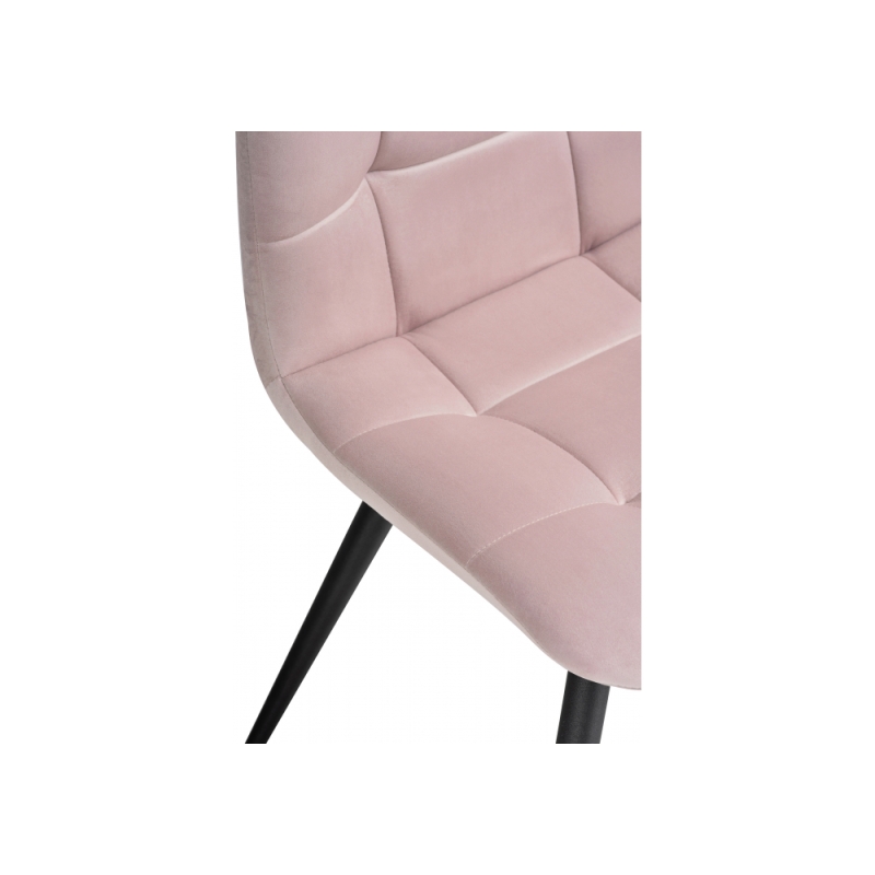 Стул на металлокаркасе Чилли К розовый 37 / черный