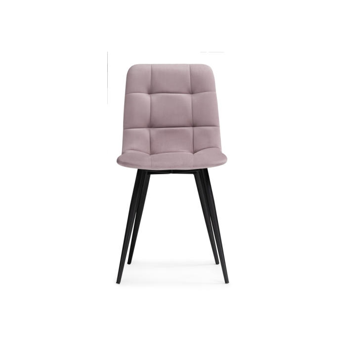 Стул на металлокаркасе Чилли К розовый / черный