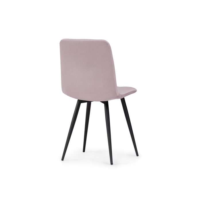Стул на металлокаркасе Чилли К розовый / черный