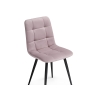 Стул на металлокаркасе Чилли К розовый / черный