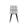 Стул на металлокаркасе Чилли К светло-серый / черный
