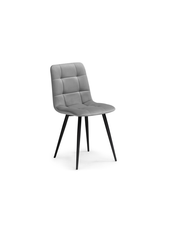 Стул на металлокаркасе Чилли К темно-серый / черный