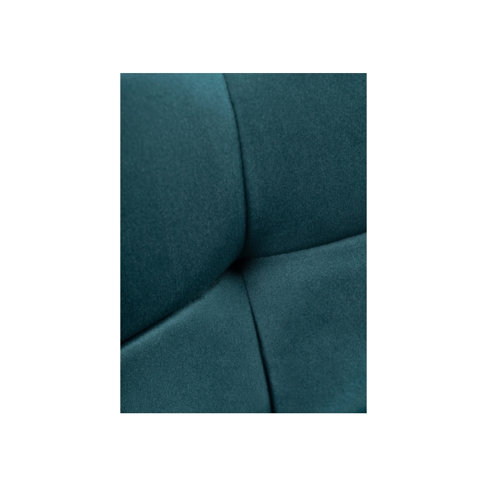 Стул на металлокаркасе Чилли морская волна / черный каркас