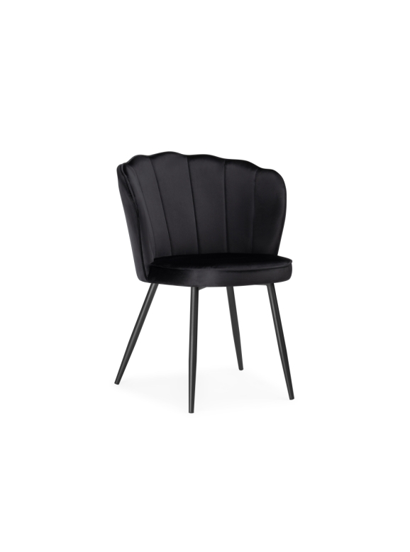 Стул на металлокаркасе Coral black