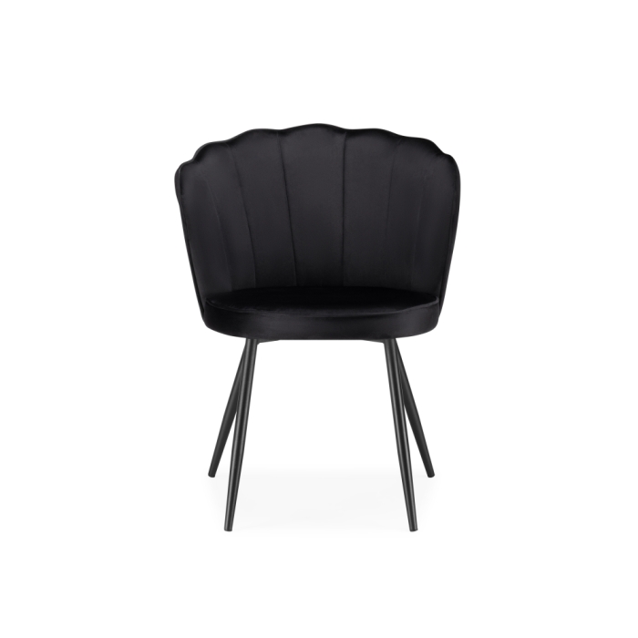 Стул на металлокаркасе Coral black