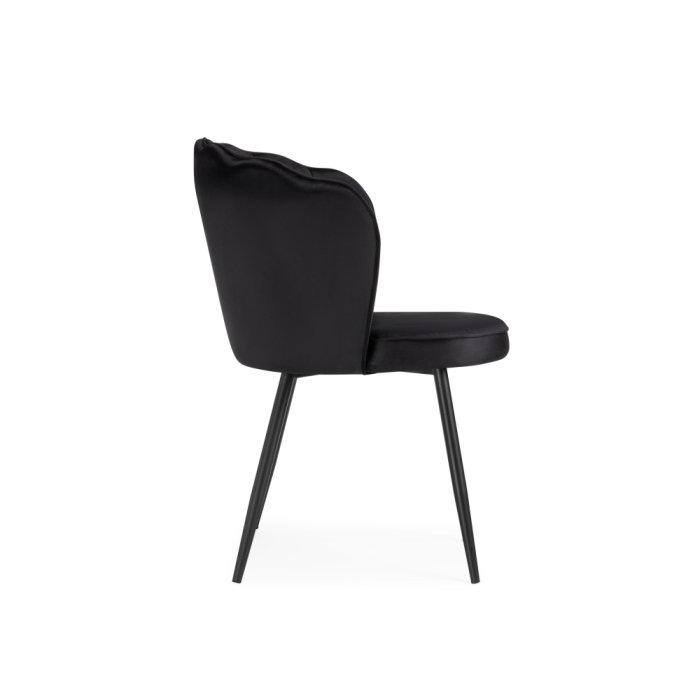 Стул на металлокаркасе Coral black