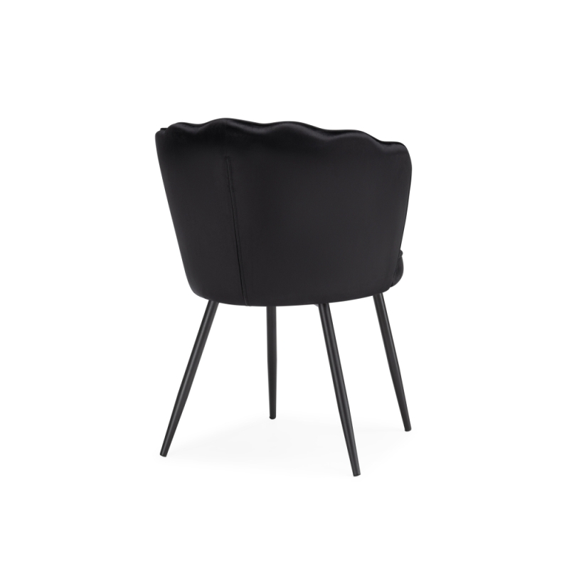 Стул на металлокаркасе Coral black