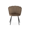 Стул на металлокаркасе Coral сappuccino / black