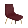 Стул на металлокаркасе Dabl wine red