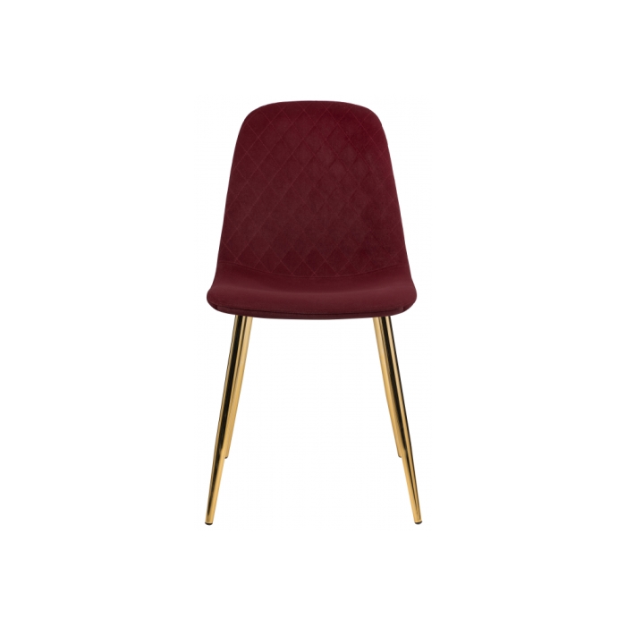 Стул на металлокаркасе Dabl wine red
