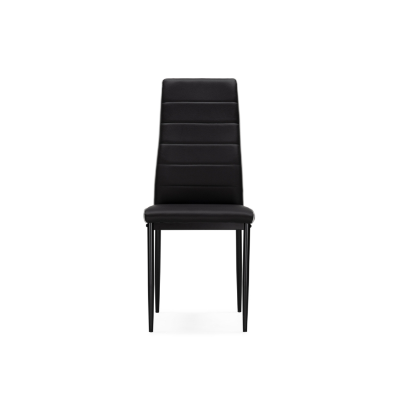 Стул на металлокаркасе DC2-001 black / white