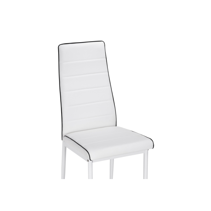 Стул на металлокаркасе DC2-001 white / black