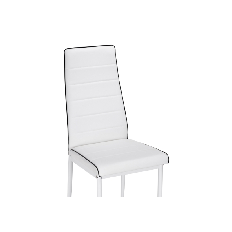 Стул на металлокаркасе DC2-001 white / black