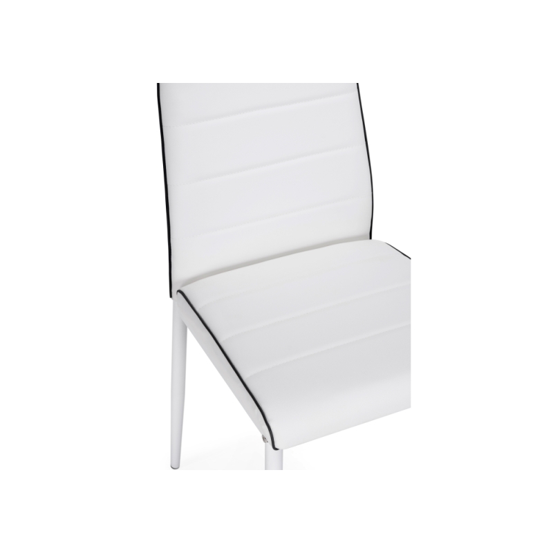 Стул на металлокаркасе DC2-001 white / black