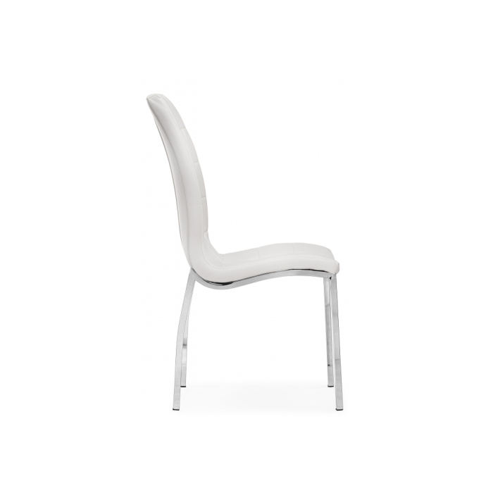 Стул на металлокаркасе DC2-092-2 white / chrome
