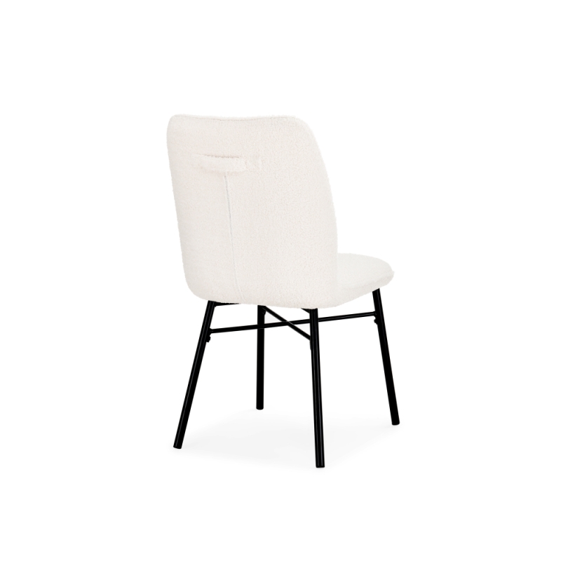 Стул на металлокаркасе Denis beige / black