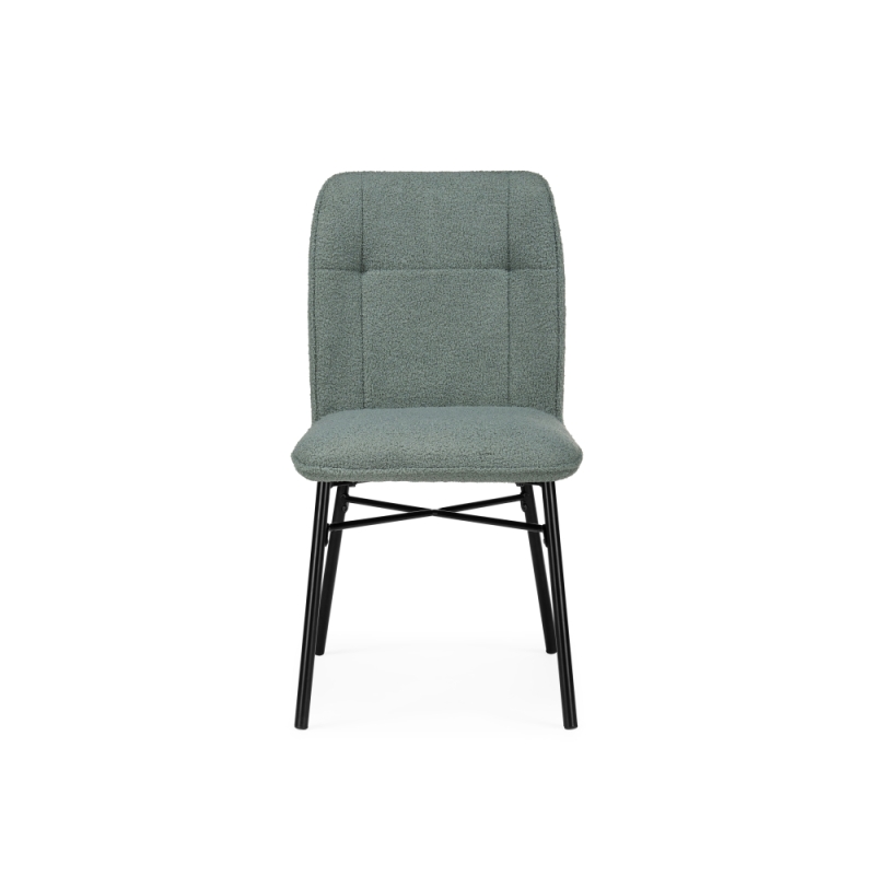 Стул на металлокаркасе Denis oliva / black