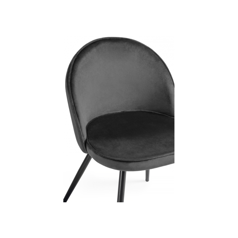 Стул на металлокаркасе Dodo dark gray