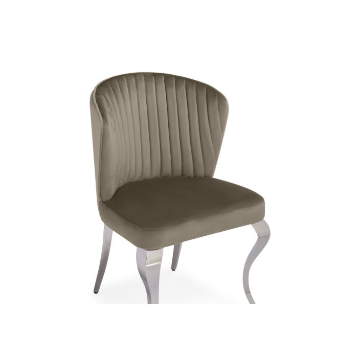 Стул на металлокаркасе Edwin light beige / steel