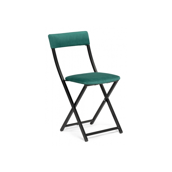 Стул на металлокаркасе Elevis зеленый / черный
