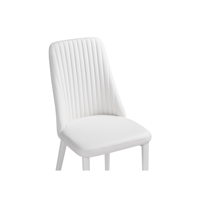 Стул на металлокаркасе Фена R белый