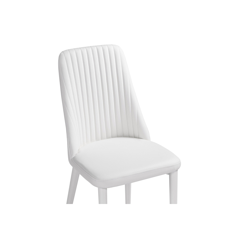 Стул на металлокаркасе Фена R белый