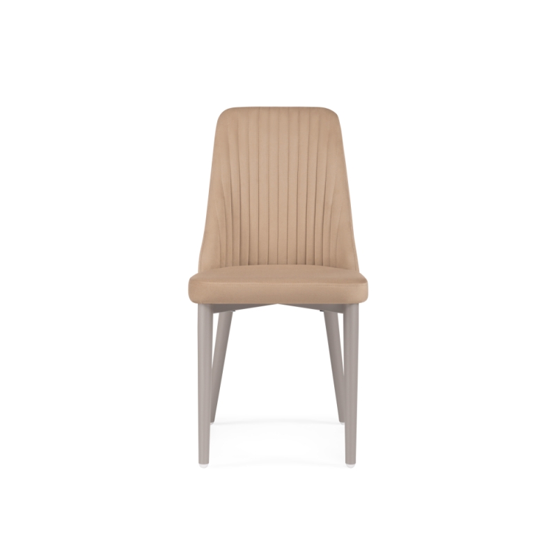 Стул на металлокаркасе Фена R капучино / латте