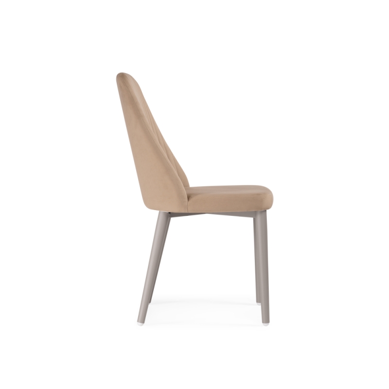 Стул на металлокаркасе Фена R капучино / латте