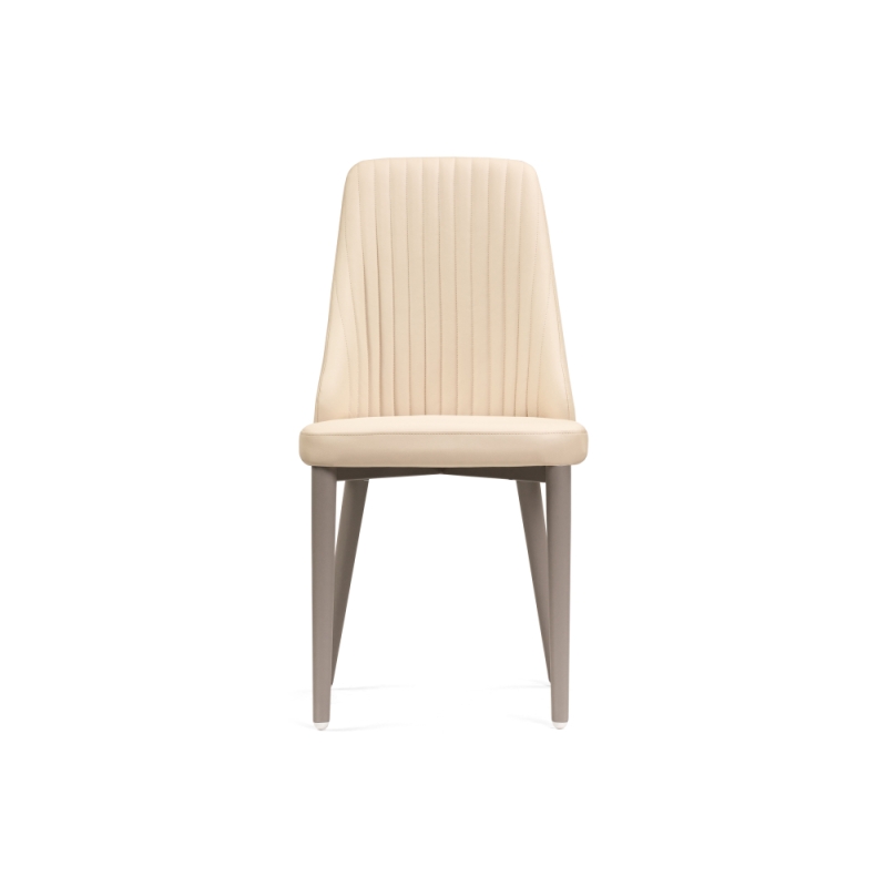 Стул на металлокаркасе Фена R латте / капучино